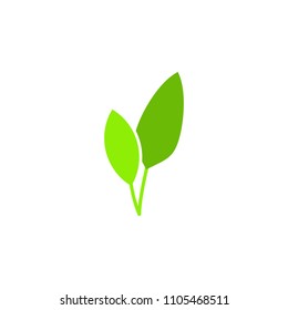 leaves of a plant icon. Element of web icon for mobile concept and web apps. Colored isolated leaves of a plant icon can be used for web and mobile. Premium icon on white background