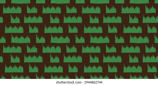  Leaves of plants used for partitioning or decoration pattern.
seamless. Vector.