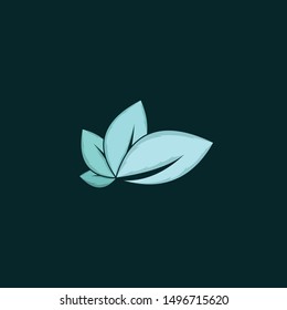Leaves Pure Creative Naturally Logo
