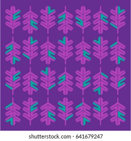 Leaves purple