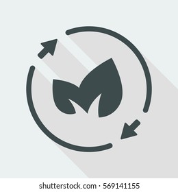 Leaves - renewable concept icon
