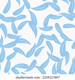 Salen en un patrón sin fisuras al estilo escandinavo. Ilustración vectorial para el diseño de tela, papel de regalo, ropa de bebé, textiles, tarjetas.