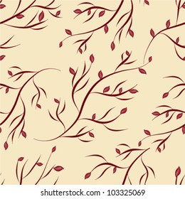 Leaves seamless background