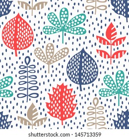 leaves seamless background