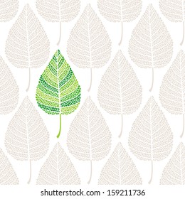 Leaves seamless background 
