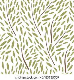 leaves seamless background for your design