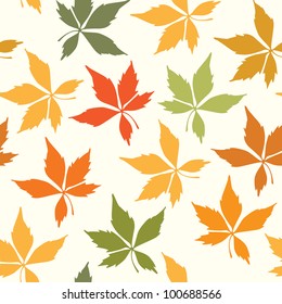 Leaves seamless pattern
