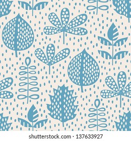 leaves seamless pattern