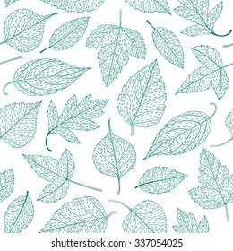 Leaves seamless pattern