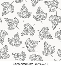 Leaves seamless pattern