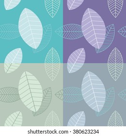 leaves seamless pattern