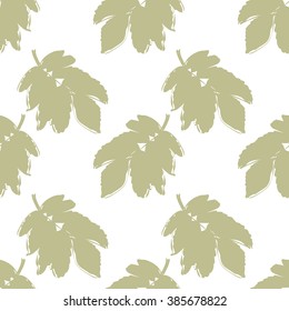 Leaves seamless pattern