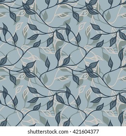 Leaves seamless pattern