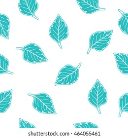 Leaves seamless pattern. 