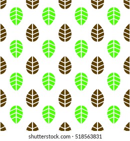 Leaves seamless pattern