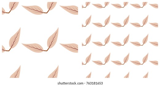 Leaves seamless pattern