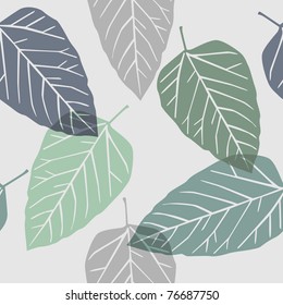 leaves - seamless pattern