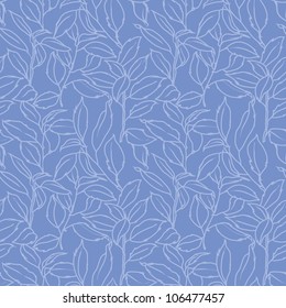 leaves seamless pattern. Autumn leaves - seamless pattern wallpaper