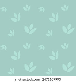 Leaves seamless pattern. Decorative print for wallpaper, wrapping, textile, fashion fabric or other printable covers