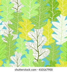 Leaves seamless pattern. Design for background,  wallpaper, card and so on.