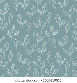 Leaves seamless pattern design with leaves. leaf pattern design for fabric, cotton, wallpaper, satin, gift wrap, carpet, background.