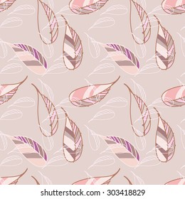 Leaves seamless pattern, eps 8