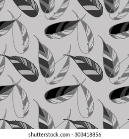 Leaves seamless pattern, eps 8