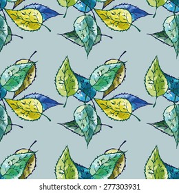 Leaves seamless pattern, eps8