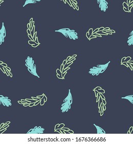 Leaves Seamless Pattern . Fashion Texture