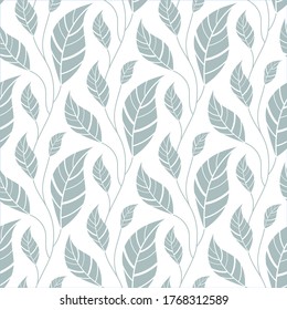 Deja un patrón impecable. Fondo floral. Ilustración vectorial. Textura de repetición de moda. Elegante adorno.