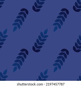 Blättert Nahtloses Muster. Blumenmodisch, zeitgenössisch, abstraktes Print-Design.