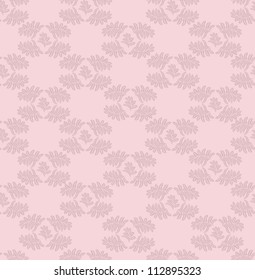 leaves seamless pattern on gray yellow background