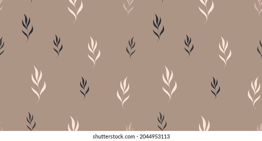 Deja un patrón impecable en color pastel. Fondo natural. Ilustración vectorial para el diseño.