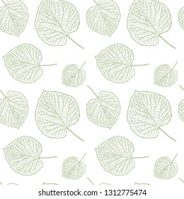 Leaves seamless pattern. Vector background for the holidays. Modern design for paper, covers, fabrics, interiors, etc.