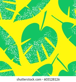 Leaves. Seamless pattern. Vector illustration