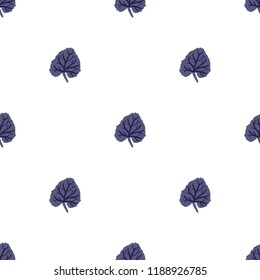 Leaves seamless pattern for your design. Nature background 