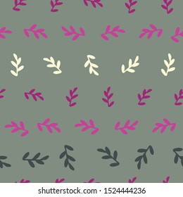 leaves seamless repeat pattern background. Perfect for kids rooms and textile design