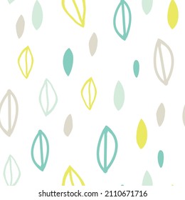 Leaves seamless repeat pattern tile