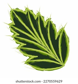 leaves seamless vector floral background. leaf print illustration. Summer jungle print.