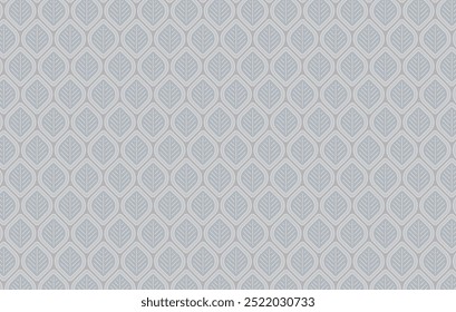 Leaves seamless vector pattern backdrop. Leaf shape pattern wallpaper. Leaf shape elements wrapping paper design. Hand drawn. Simple design for textile, wallpaper, fabric prints or wrapping.