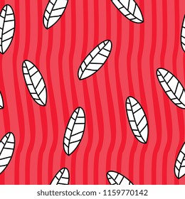 leaves shading flow over red