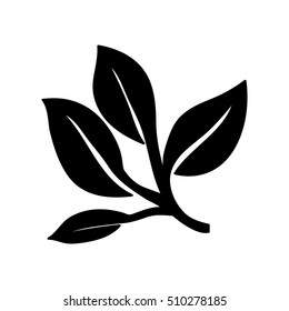 leaves or sprout icon image 