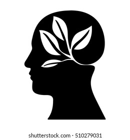 leaves or sprout icon image 