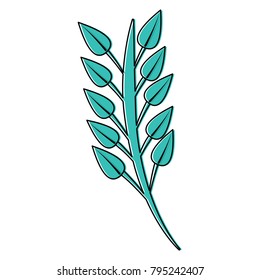 leaves with stem icon image 