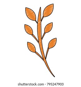 leaves with stem icon image 