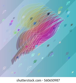 leaves template background