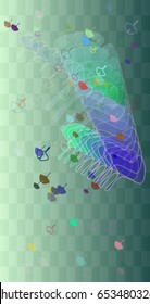 leaves template background