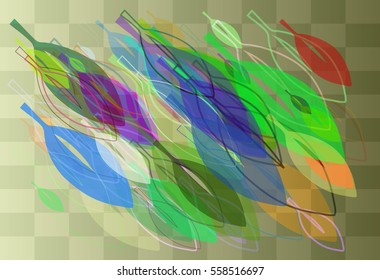 leaves template icon