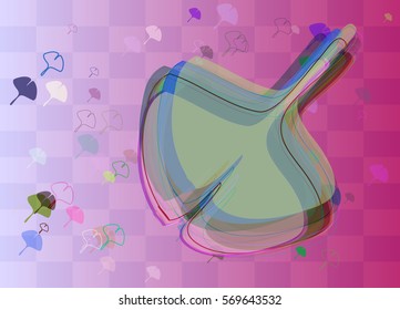 leaves template vector