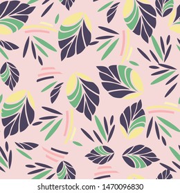 Leaves texture pattern. Ditsy floral background. Liberty style. fabric, covers, manufacturing, wallpapers, print, gift wrap.